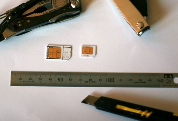 cortar mini sim